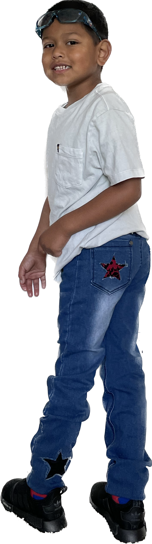 Boys Red-Star Designer Jeans