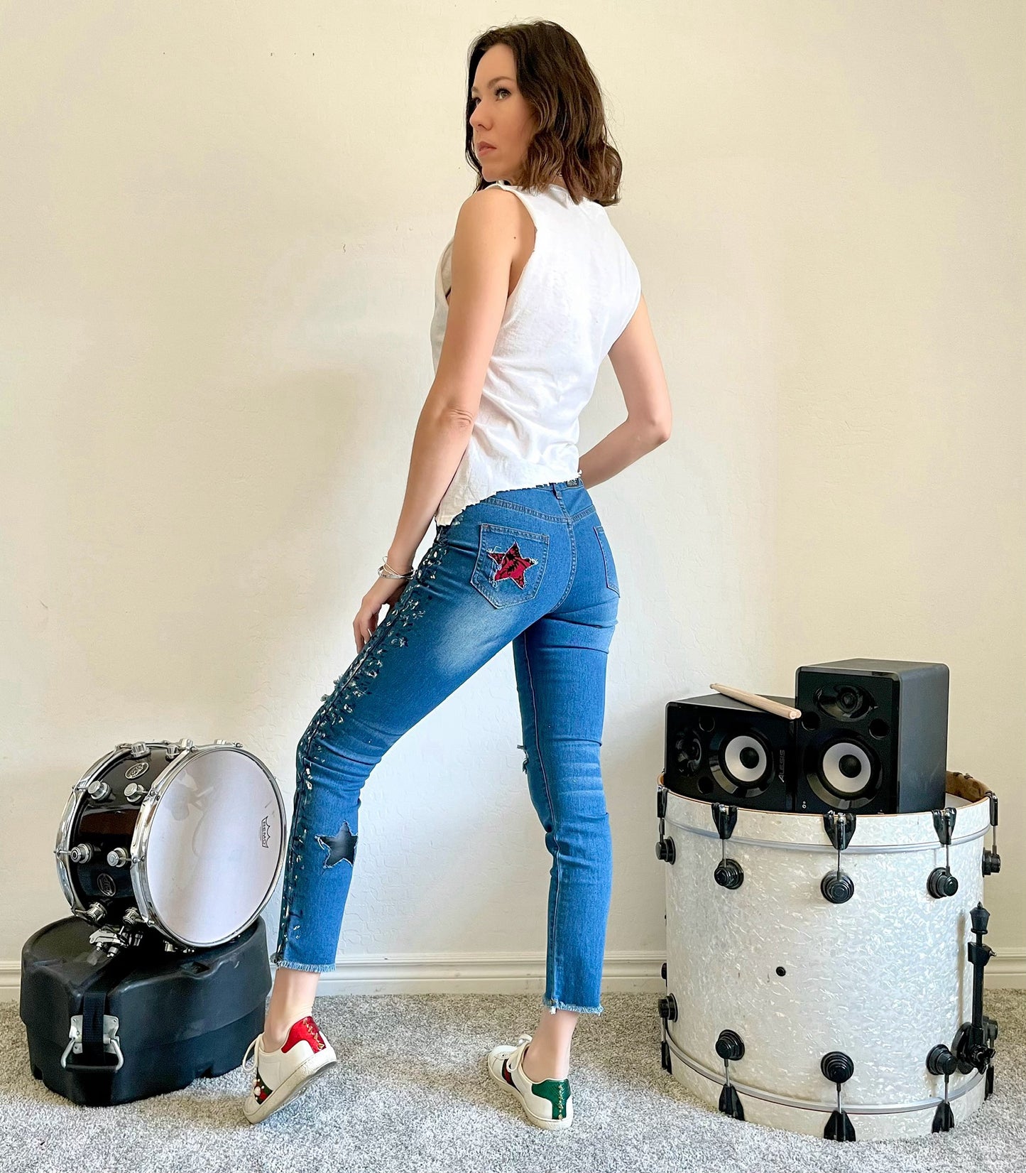 Woman's RockStar-U-JE1 Designer Jeans